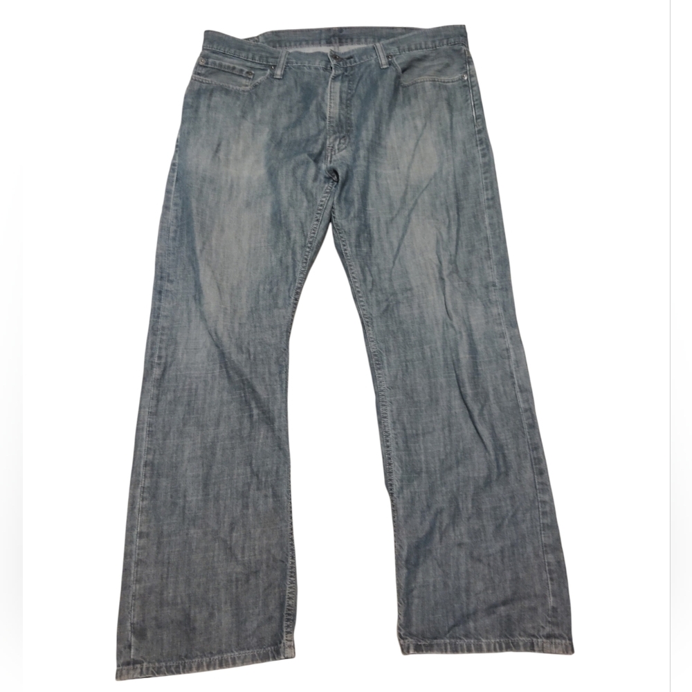 Levi's Premium 514 Slim Straight Gray Denim Wash Size 38X30 Mens